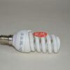 Bombilla bajo consumo espiral E-14 15W 2800K