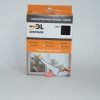 Malla mosquitera con velcro negra 130 x 150 cm