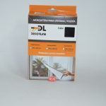 Malla mosquitera con velcro negra 130 x 150 cm