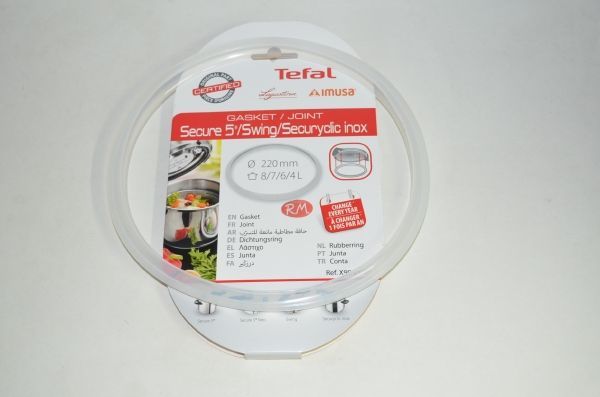 Junta original tapa olla rápida a presión Tefal Secure X9010101