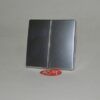 Tecla Doble Simon 82 82026-33 aluminio