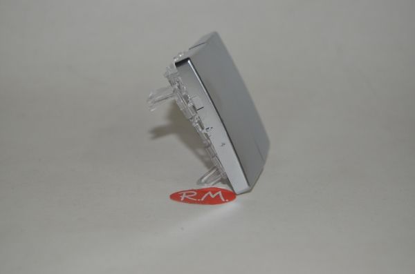 Tecla Doble Simon 82 82026-33 aluminio - Imagen 2