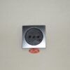 Tapa Base Simon 82 82040-33 aluminio