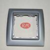 Marco 1 elemento Simon 82 82914-33 aluminio