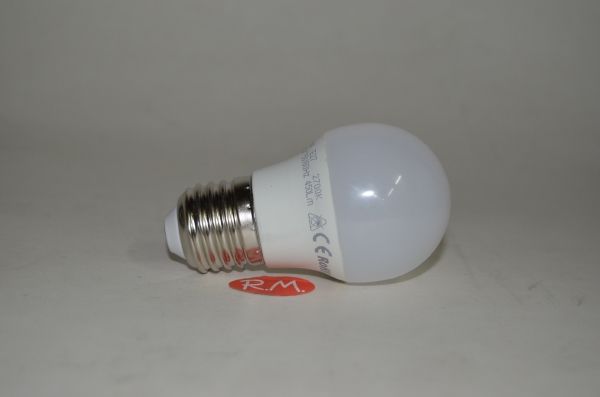 Bombilla led esférica E27 5W 2700K