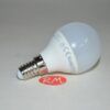 Bombilla led esférica E14 4W 6400K