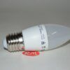 Bombilla led vela E27 7W 6400K