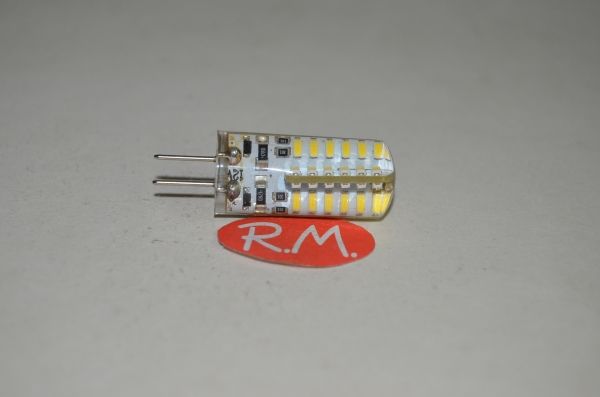 Bombilla led silicona G4 3W 12V 6400K
