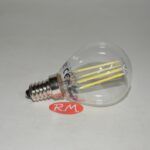 Bombilla led esférica filamento E14 4W 6400K