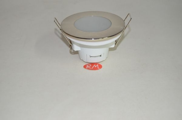 Aro led fijo empotrar redondo niquel 5W 6400K - Imagen 2