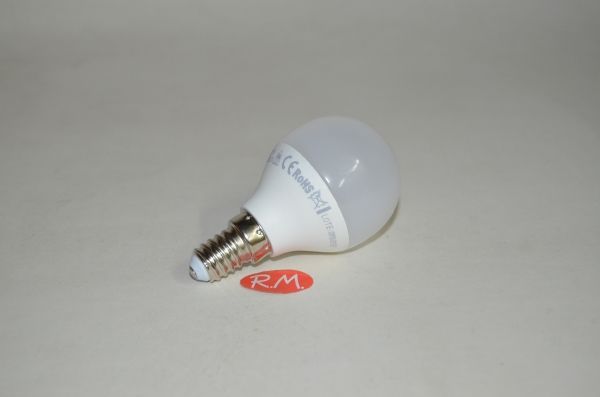Bombilla led esférica E14 6W 4200K