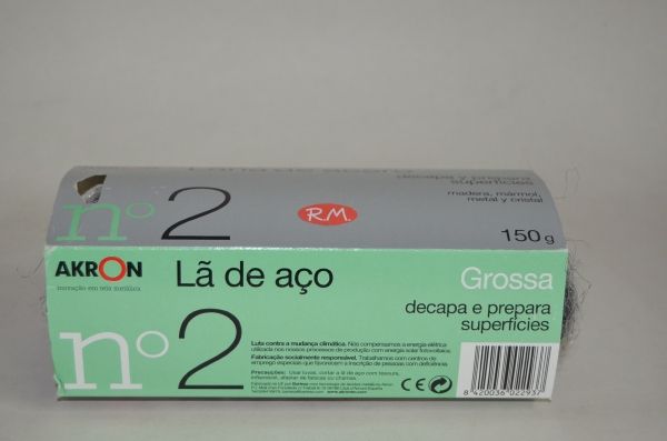 Lana de acero nº2 bobina de 150 gramos - Imagen 2