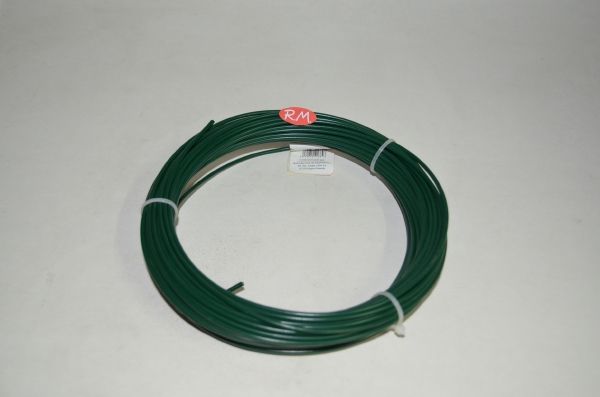 Alambre forrado verde 20 metros