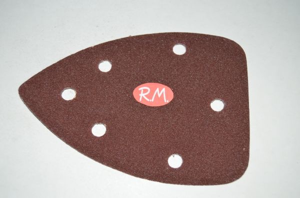 Hoja lija velcro yeso y madera grano 120