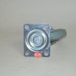 Rueda de goma gris Ø 100 mm 75kg con pletina - Imagen 2