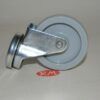 Rueda polyamida gris Ø 60 mm 40kg 1 agujero