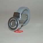 Rueda polyamida gris Ø 60 mm 40kg 1 agujero - Imagen 2