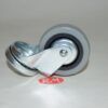 Rueda goma gris Ø 50 mm 22kg 1 agujero