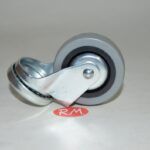 Rueda goma gris Ø 50 mm 22kg 1 agujero