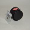 Rueda Nylon negra Ø 50 mm 50kg con pletina 4 agujero