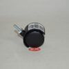 Rueda Nylon negra Ø 40 mm 35kg con espiga M6x15mm