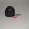 Rueda Nylon negra Ø 40 mm 35kg con espiga Ø6x23mm