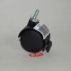 Rueda Nylon negra Ø 40 mm 35kg M6x15mm con freno