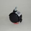 Rueda Nylon negra Ø 50 mm 50kg M8x15mm con freno
