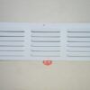Rejilla plana aluminio blanca 10 x 30 cm