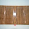 Rejilla plana aluminio madera oscura 20 x 40 cm