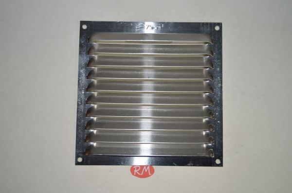 Rejilla plana aluminio adhesiva 15 x 15 cm