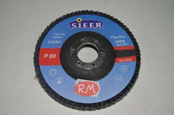 Disco abrasivo 115 mm grano 80