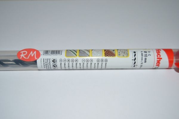 Broca para hormigón Fischer D-C 10 x 400 mm 530595 - Imagen 2