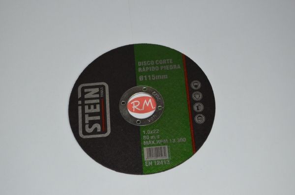 Disco corte piedra 115 x 1 x 22 mm