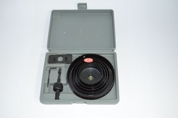Juego 5 sierras corona de 64 a 127 mm