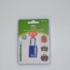 Candado AMIG con combinación arco largo azul