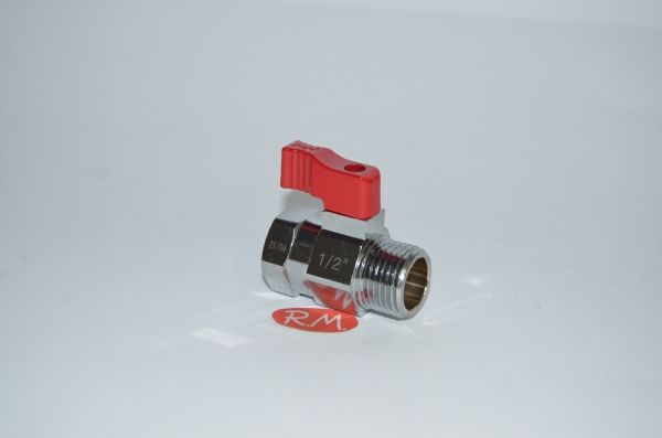 Válvula de bola mini roja M - H 1/2 - Imagen 2