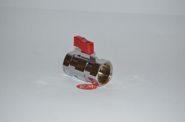 Válvula de bola mini roja H - H 3/4 - Imagen 2