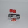 Válvula de bola mini roja M - H 3/4
