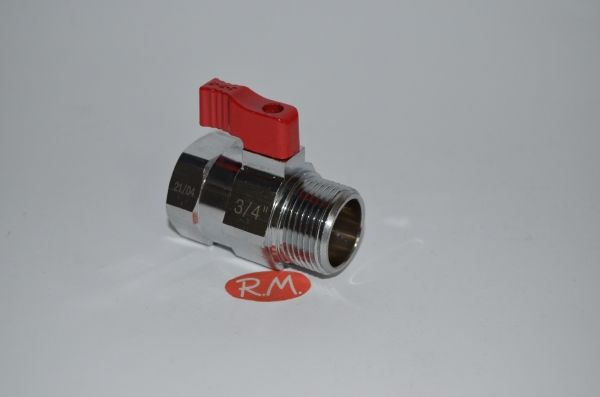 Válvula de bola mini roja M - H 3/4 - Imagen 2