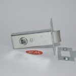 Picaporte puerta 45 mm frente cuadrado cromado 25 x 49 mm - Imagen 3