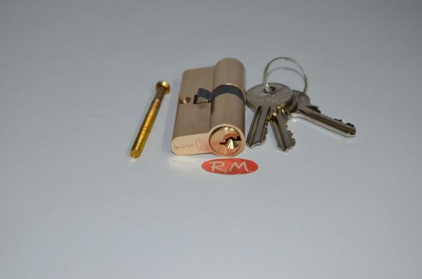 Cilindro Amig serreta R15 oro mate 35 x 35 mm