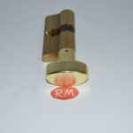 Cilindro Tecon seguridad R15 latón 30 x 30 mm con pomo