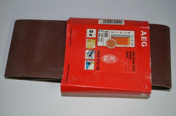 Lija de banda AEG 100 x 560 grano 100