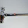 Sifón botella cromado extensible de lavabo sin válvula 30 cm