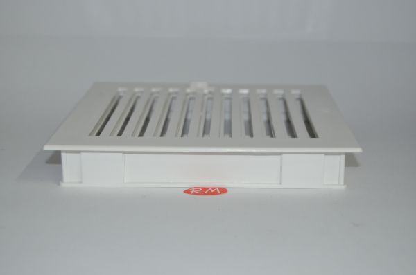 Rejilla empotrar con cierre blanca 15 x 15 cm