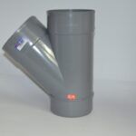 Te 45° PVC Ø125 mm M H H