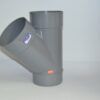 Te 45° PVC Ø125 mm M H H
