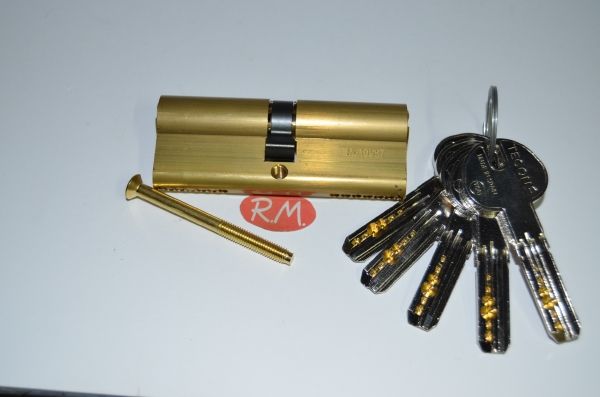 Cilindro Tecon seguridad R15 latón 40 x 40 mm