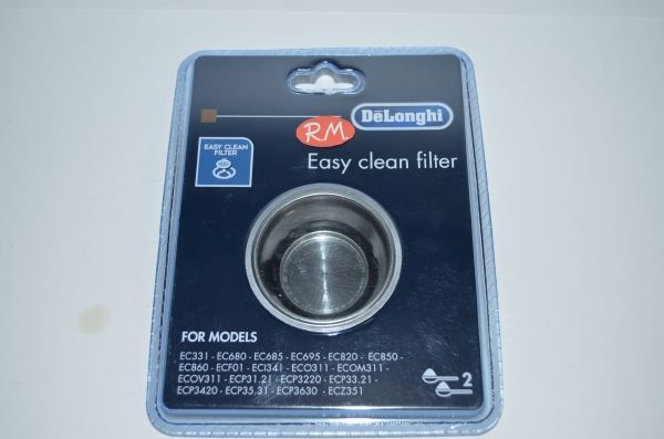 Filtro crema 2 taza cafetera Delonghi 5513281001